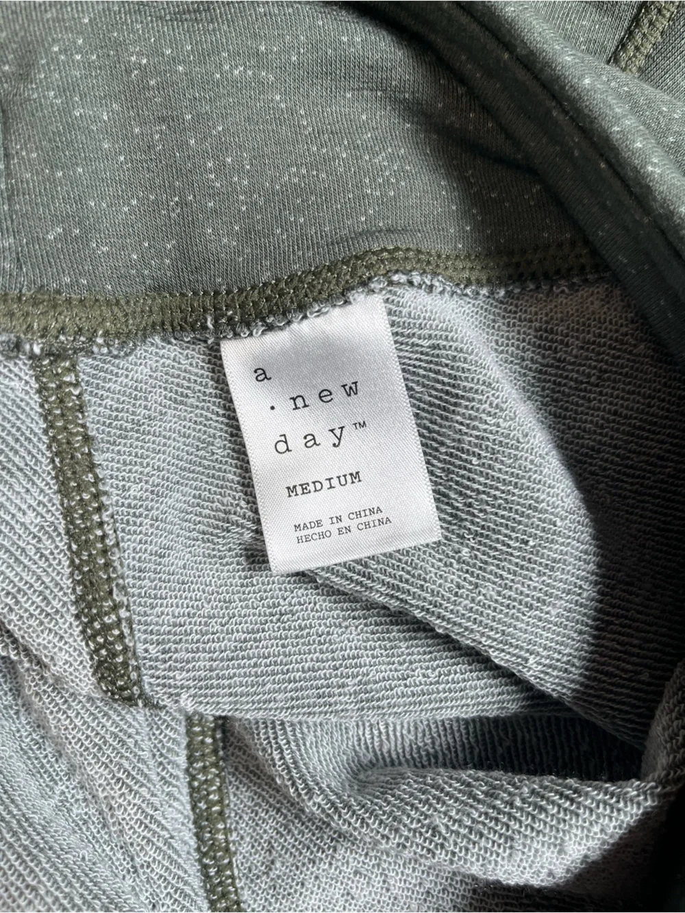 A New Day Olive Green Speckled Joggers - Size Medium - Picture 11 of 16